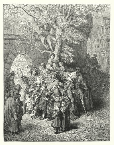 Gustave Dore-illustration til Coleridges Rime of the Ancient Mariner (kobberstik) af Gustave Dore