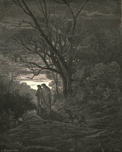 Han, snart han så, at jeg græd, c1890. af Gustave Dore