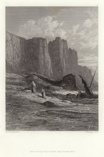 Illustration til Vivien af Alfred Tennyson af Gustave Dore