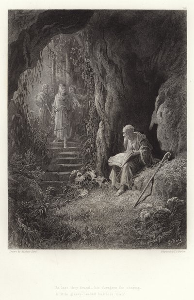 Illustration til Vivien af Alfred Tennyson af Gustave Dore