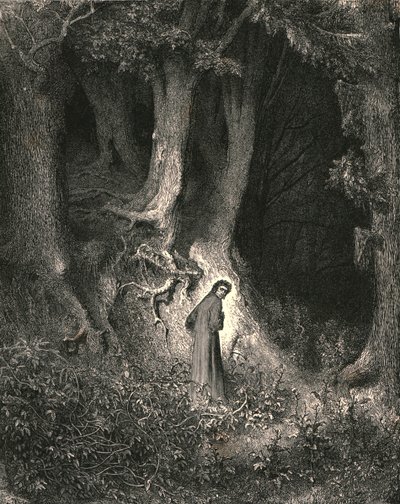 Midt i dette vores jordiske liv, ca. 1890. af Gustave Dore