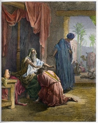 Isaac benit Jacob - Genese (27 af Gustave Dore