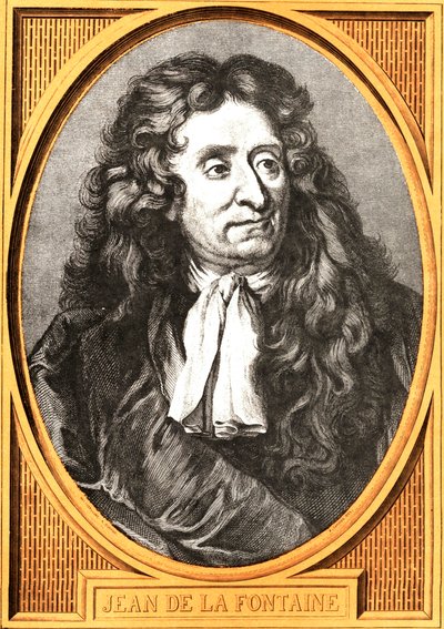 Jean de La Fontaine 1621-1695, 1800-tallet. af Gustave Dore