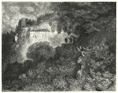 Tornerose; Tornerose (gravering) af Gustave Dore