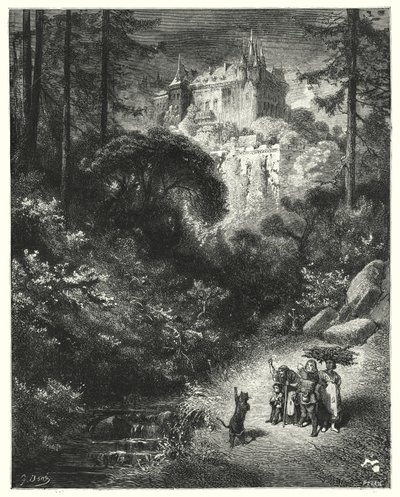 Le Maitre Chat ou le Chat Botte; Puss In Bootsdani af Gustave Dore