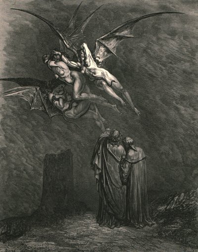 Mærk du hver forfærdelige Erynnis, c1890. af Gustave Dore