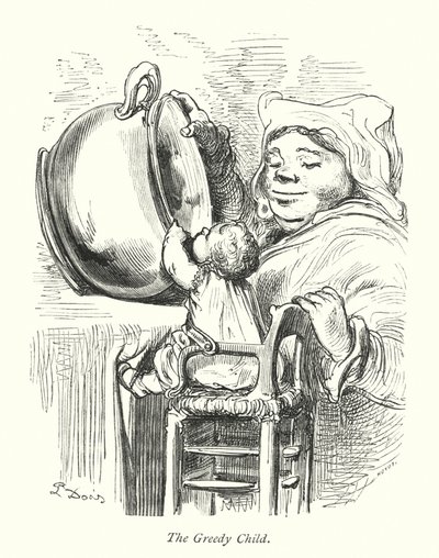 Marthas hævn (gravering) af Gustave Dore