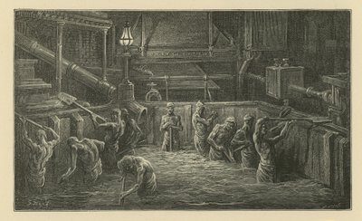 Blanding af malten (gravering) af Gustave Dore