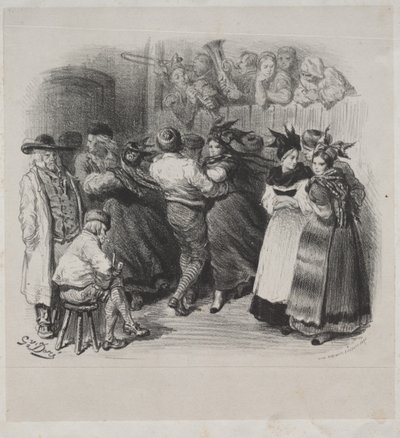 Musical Works of Ernest Doré: Souvenir of Alsace, Alsace Dance - Titelside af Gustave Dore