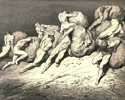 Ikke alt det guld, der er under månen eller nogensinde har været, c1890. af Gustave Dore