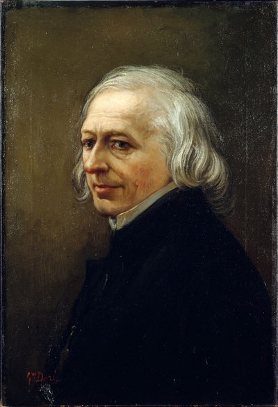 Portræt af Charles Philipon 1800-1862, ca 1860. af Gustave Dore