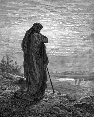 Profeten Amos, gravering af Gustave Doré - Bibel af Gustave Dore