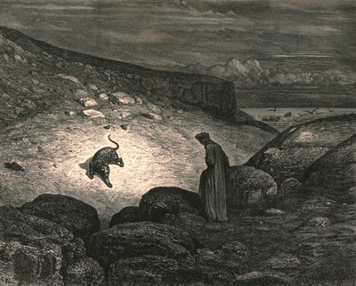 Næsten opstigningen begyndte, c1890. af Gustave Dore