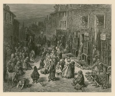 Seven Dials, London af Gustave Dore