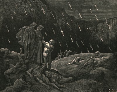 Hr! Brunetto! Og er du her, c1890. af Gustave Dore