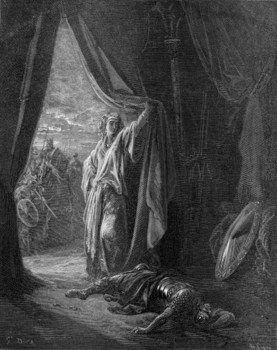 Sisera dræbt af Jael af Gustave Dore
