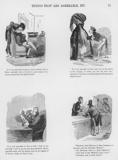 Skitser Humoristisk og Grotesk af Gustave Dore (gravering) af Gustave Dore