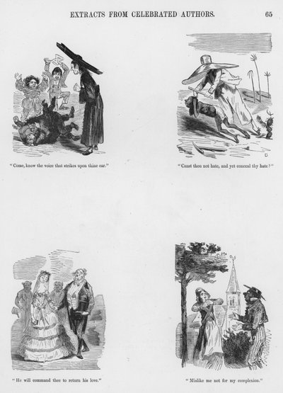 Skitser Humoristisk og Grotesk af Gustave Dore (gravering) af Gustave Dore