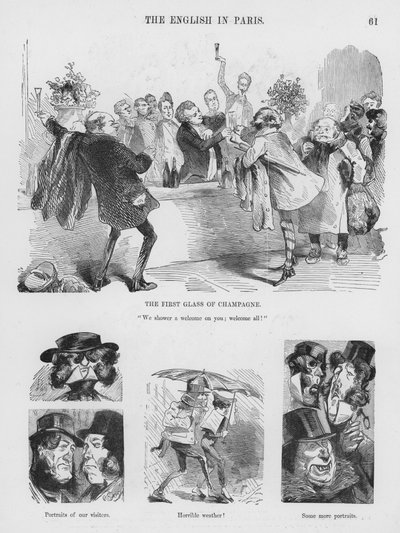 Skitser Humoristisk og Grotesk af Gustave Dore (gravering) af Gustave Dore