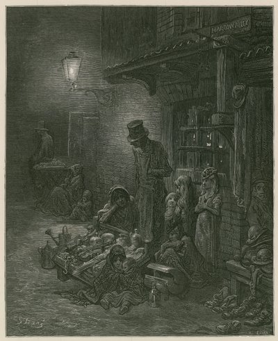 Slumkvarterer i London af Gustave Dore