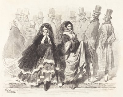 Gadescene af Gustave Dore