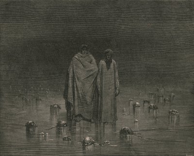 Pas godt på, dine såler træder ikke på dine stakkels brødres hoveder, c1890. af Gustave Dore