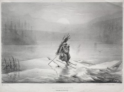 The Breaking Ice, Souvenir fra Norge. af Gustave Dore