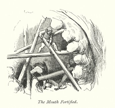 Den befæstede mund (gravering) af Gustave Dore