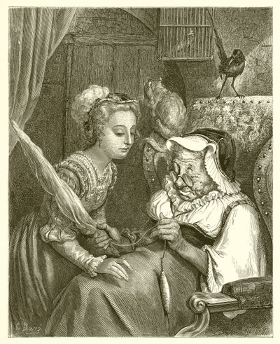 Prinsessen og Fairy Trod af Gustave Dore