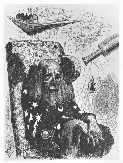 Astrologen Herr Trippa, illustration fra 