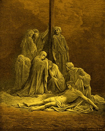Den døde Kristus - Bibelen af Gustave Dore