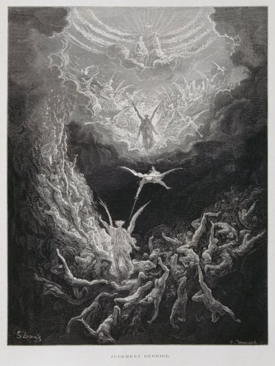 Den sidste dom, Illustration fra Dore-bibelen af Gustave Dore