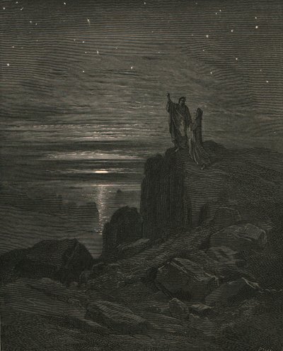 Derfra udsendte vi igen stjernerne, c1890. af Gustave Dore