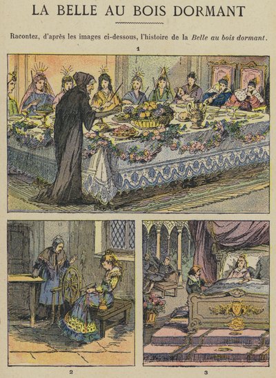 Tornerose (farve litho) af Gustave Fraipont