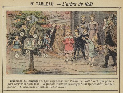 Juletræet (farve litho) af Gustave Fraipont