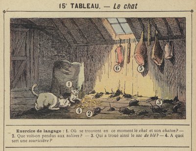 Le chat (farve litho) af Gustave Fraipont