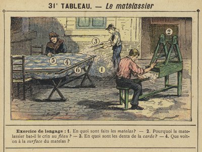 Madrassemageren (farve litografi) af Gustave Fraipont
