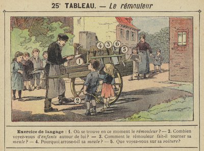Kværnen (farve litho) af Gustave Fraipont