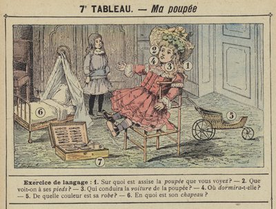 Min dukke (farve litho) af Gustave Fraipont