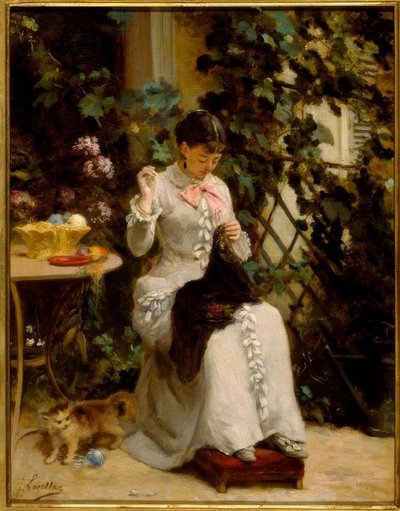 Den unge syerske af Gustave Francois Lasellaz