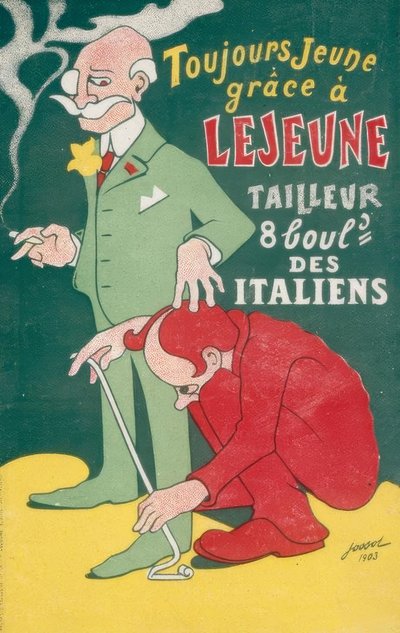 Altid ung takket være LEJEUNE TAILEUR af Gustave Henri Jossot