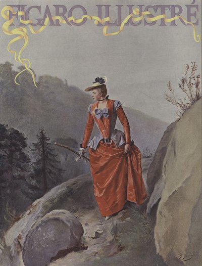 Forside af Le Figaro Illustre, august 1891 af Gustave Jacquet