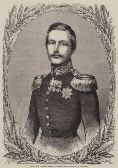 HKH Prins Frederik Vilhelm af Preussen af Gustave Janet