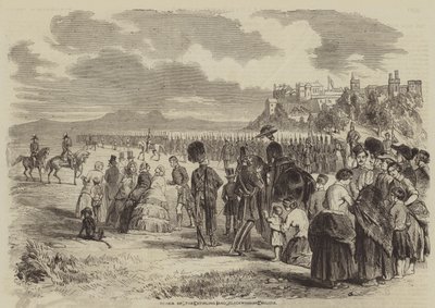 Gennemgang af Stirling- og Clackmannan-militsen af Gustave Janet