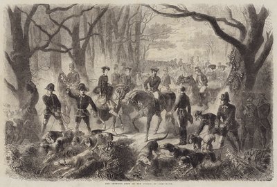 Kejserjagten i Compiegne-skoven af Gustave Janet