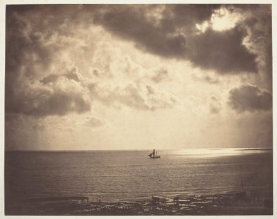 Brig on the Water, 1856. af Gustave Le Gray