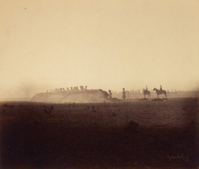 Kavaleriets manøvrer, 3. oktober af Gustave Le Gray