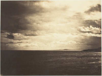 Overskyet himmel, Middelhavet af Gustave Le Gray