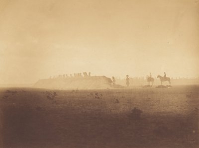 [Øvelsesformation, Camp de Châlons]. af Gustave Le Gray