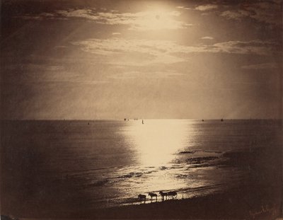 Le Soleil au Zénith - Océan / Solen ved Zenith, Normandiet af Gustave Le Gray